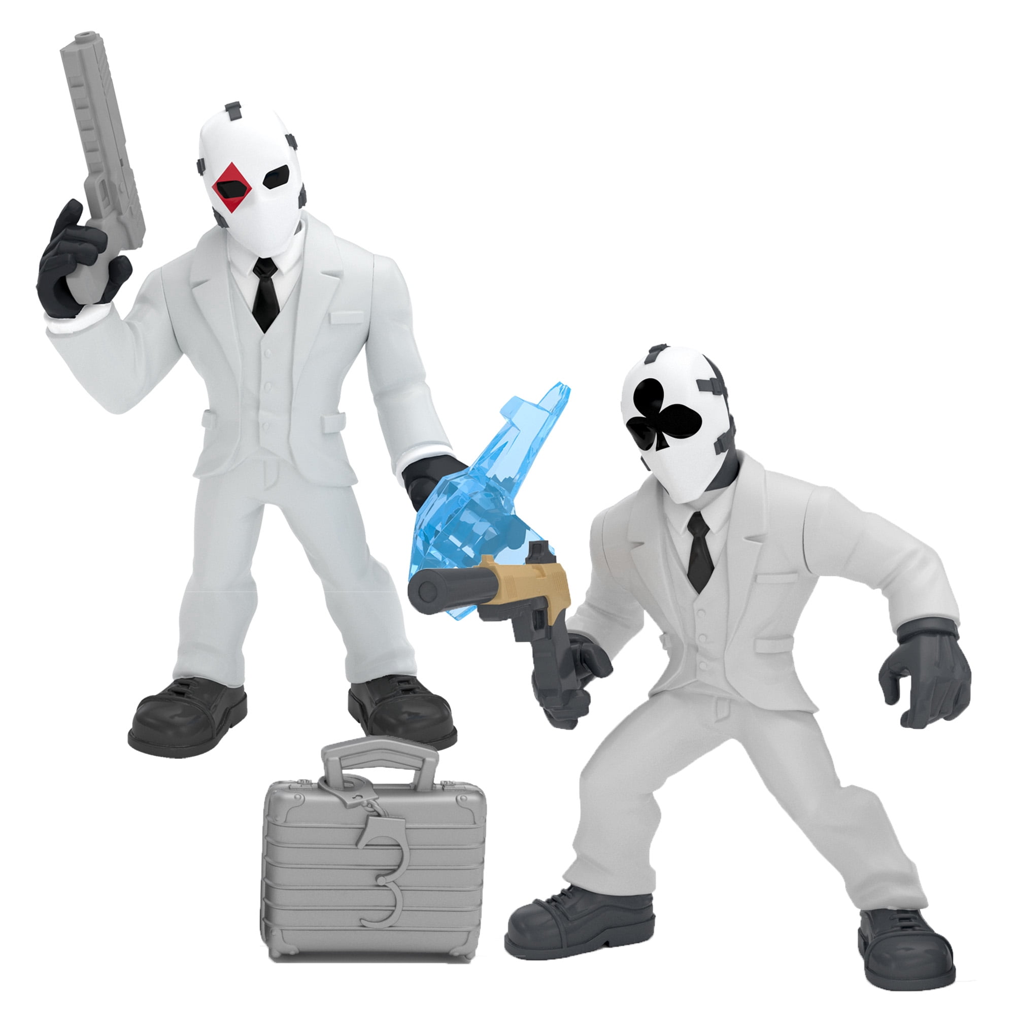 Fortnite Battle Royale Duo Pack, Wild Card Diamonds & Clubs, 2 Pack of 2" Figures