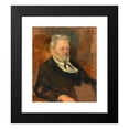 thumbnail image 2 of Josef Engelhart 15x17 Black Modern Framed Museum Art Print Titled - Ludwig Speidel Writer (1906), 2 of 5