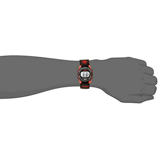 Unisex T49956 Expedition Mid-Size Digital Watch With Black/Red 