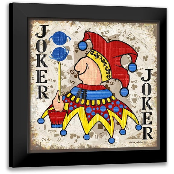 Phillips, Anita 15x15 Black Modern Framed Museum Art Print Titled - Joker