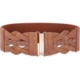 thumbnail image 3 of Women's Elastic Wide Belts Vintage Stretchy Belt Retro Fashion Cinch Belts for Dresses, 3 of 8