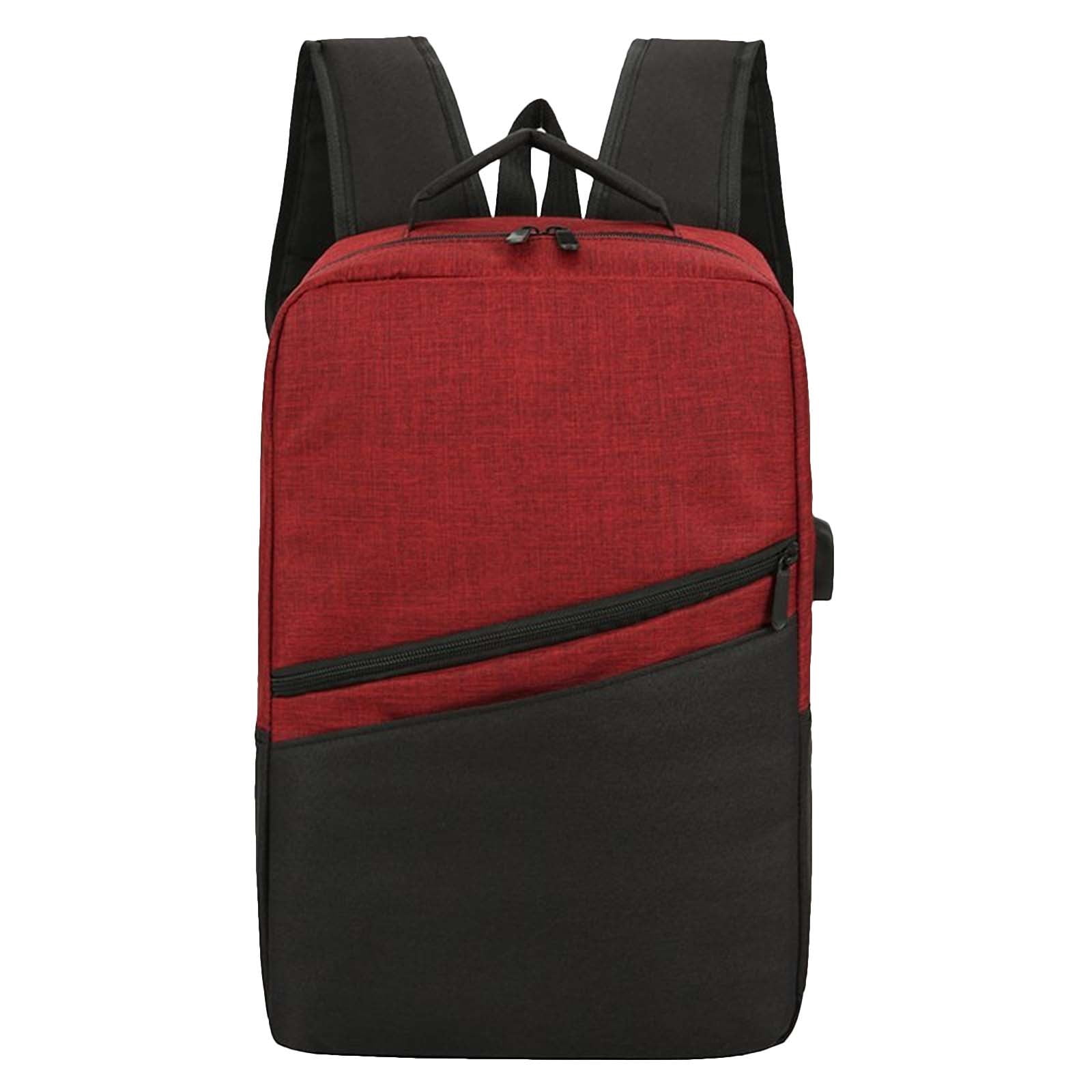 Belrova Backpack with USB Charging Lightweight Laptop Bookbag Crossbody Bags Purses Three Piece Set