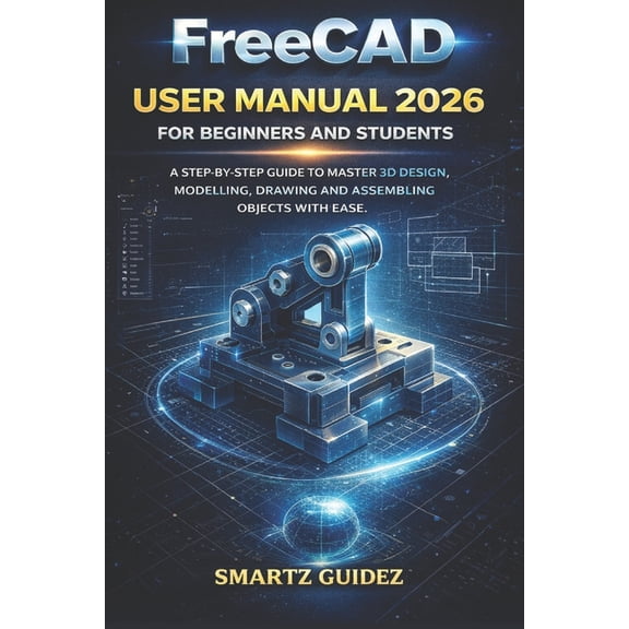FreeCAD USER MANUAL 2026 FOR BEGINNERS AND STUDENTS: A Step-By-Step Guide to Master 3D Design, Modelling, Drawing and As, (Paperback)