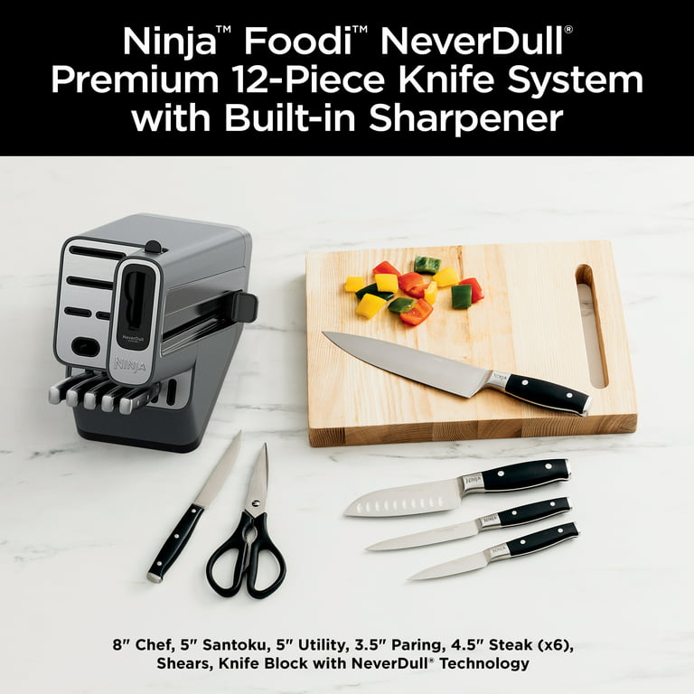 Ninja $300 vs McCook $50 Knife Set I LOVE Ninja Foodi NeverDull Sharpener 