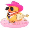 thumbnail image 1 of Car Duck Ornament Dashboard Decorations for Car Rubber Duck Accessories with Hat Necklace Swim Ring Musical Instruments H, 1 of 6