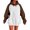 Coffee, variant on Cozy Oversized Hoodies for Women Casual Fall Outfits Sweatshirt Loose Fit Pullover Warm Comfortable Streetwear Top