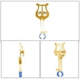 thumbnail image 3 of WASHWEPE 1Set Trumpet Music Sheet Clip Golden Iron Portable Adjustable Clamping Force Lightweight Material, 3 of 8