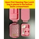 thumbnail image 2 of Set de Lonchera Bento KEMETHY 74oz 3 Niveles Antigoteo Negra, 2 of 8