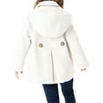 thumbnail image 2 of Children Fashion Autumn Winter Jacket Kids Girls Hooded Buttons Coat, 2 of 2