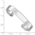 thumbnail image 2 of 8mm 925 Sterling Silver Just Like Mommy Polished Cuff Teen Bangle Bracelet - Cuff Bracelet for Women, 2 of 2