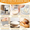 thumbnail image 2 of Sourdough Starter Kit with Starter Jar, VONATES 26 PCS Sourdough Bread Baking Supplies with 9" Round Oval Banneton Proofing Baskets, Dough Whisk, Spatula, Scraper, Gifts for Bakers Women Wife Mom, 2 of 9