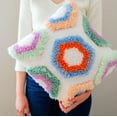thumbnail image 3 of LoRan Latch-Stitch Pillow Kit DIY, 16" x 16", Hexi Design, 3 of 6
