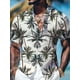 thumbnail image 2 of Camisa hawaiana de vacaciones con palmeras tropicales para hombre, camiseta de manga corta para exteriores, vacaciones hawaianas, camisa Aloha, 2 of 4
