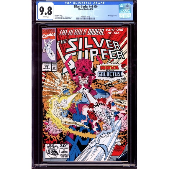 Silver Surfer #70 - CGC 9.8 Comic Book