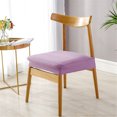 thumbnail image 2 of Stretch Dining Chair Seat Covers for Dining Room Removable Anti-Dust Chair Seat Protector Slipcovers, 2 of 6
