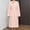 Pink, variant on Naittoop Terry Cloth Robes for Women Quick Dry Warm Fleece Bathrobes Thick Fluffy Towel Robe Full Length Casual Housecoat