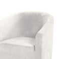 thumbnail image 6 of Axioma High Stretch Sofa Slipcover Velvet Tub Chair Cover Anti-Skid Muticolor to Choose white, 6 of 10