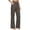 Dark Gray, variant on High Waist Straight Leg Pants for Womens Breathable Comfy Running Sports Trousers with Pockets L