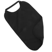 ELAYARD Adult Waterproof Black Bandana Bib with Elastic Neck Hanging Dining Clothing Protector