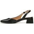 thumbnail image 2 of Naturalizer Women's Jayla Low Heel Slingback Pump Black Leather 7W, 2 of 5