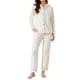 thumbnail image 2 of INSPIRE CHIC Ropa de dormir para mujeres en periodo de lactancia, pijamas de maternidad con botones, conjuntos de loungewear XL color albaricoque, 2 of 6
