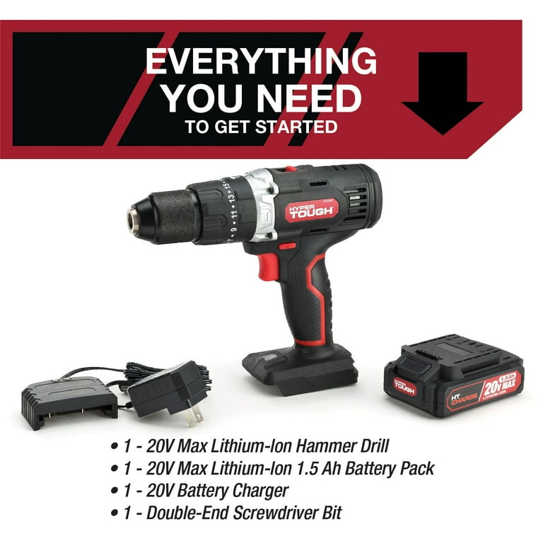 20-Volt MAX Lithium-Ion Cordless Impact Driver with Battery 1.5Ah and Charger 20-Volt MAX Lithium-Ion Cordless Impact Driver with Battery 1.5Ah and Charger