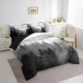 thumbnail image 3 of Erosebridal Plant Pine Bedding Sets King Size,Gray Woodland Tree Comforter Sets with Sheet,Ombre Nature Landscape Bed in a Bag King Size For Men Women,Breathable Bedroom Decorative Reversible,7-Piece, 3 of 6
