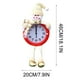thumbnail image 3 of Reloj navideño, decoración de mesita de noche, pequeño reloj de regalo, lindo despertador silencioso, reloj despertador, 3 of 7