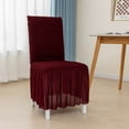thumbnail image 6 of Oiur Chair Cover Color Banquet Chair Wear Resistant Super Soft Non-Fading Solid Slipcover Stretch Wedding Chair Protector, 6 of 15