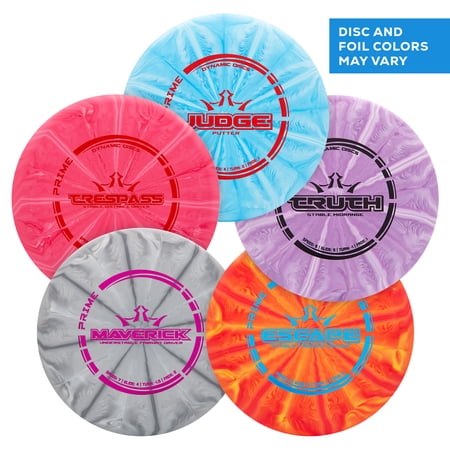 Prime Burst Disc Golf Starter Set 5 - Plastic Disc Golf Discs