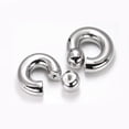 thumbnail image 1 of BodyJewelryOnline 00g Internally Threaded Stainless Steel Screw on Ball Ring 16MM Prince Albert PA, 1 of 1