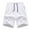 White, variant on Xihbxyly Running Shorts for Men Summer Solid Color Drawstring Biker Shorts Leisure Loose Fit Comfort Waist Summer Shorts