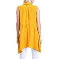 thumbnail image 2 of Fever Womens Sleeveless Blouse Shirt Top,Mango Mojito,XX-Large, 2 of 2