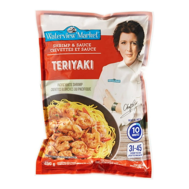 Waterview Market Teriyaki Shrimp & Sauce, 480 g Walmart.ca