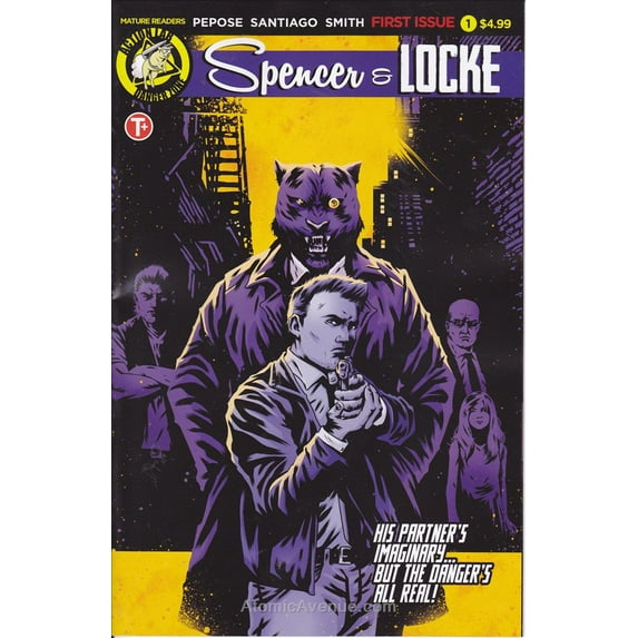 Spencer And Locke #1B VF ; Action Lab Comic Book