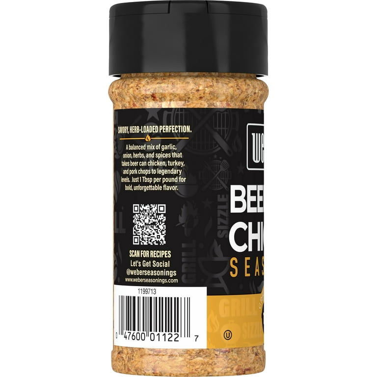 pack) Weber Beer Can Chicken, Mixed Spices Seasoning, Gluten