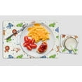 thumbnail image 3 of Printtoo Personalized Placemat & Coaster Set For Kids Toddlers,Birthday Gift For Boys,Gift For Girls,Animals-8x11.5 Inch, 3 of 5