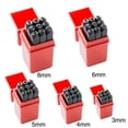 thumbnail image 4 of Numbers Stamp Craft Set Letters Punch Steel Metal Leather Tool Case, 4 of 7