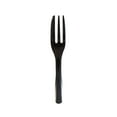 thumbnail image 5 of Black Plastic Cake Fork with Knife Edge - 4" x 3/4" - 500 count box, 5 of 11