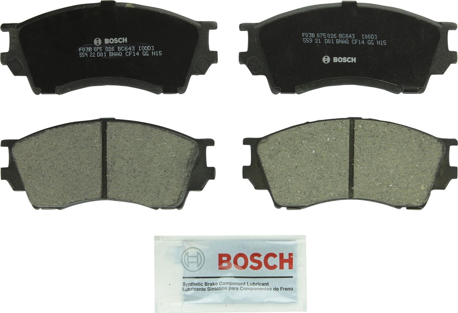 Bosch BC643 QuietCast Premium Disc Brake Pad Set