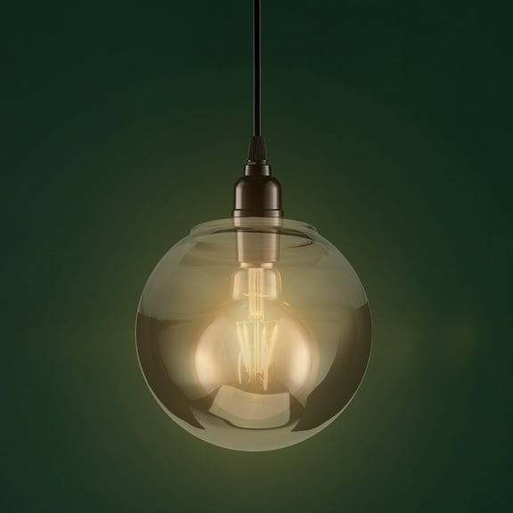 Globe Glass Pendant Lamp Shade Replacement Set of 1, Decorative Lampshade for Home and Office Lighting Fixtures