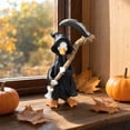 thumbnail image 4 of Cute Halloween Duck Resin Figurine Set, Mini Decorative Spooky Duck Statues with Fine Craftsmanship, Compact Tabletop Ornaments for Indoor Shelf Mantel Home Halloween Party Decoration, A, 4 of 8