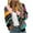 Multicolor, variant on QATAINLAV Bomber Jacket for Women Geometric Print Baseball Jacket Lightweight Zip Up Long Sleeve Casual Coat 2024 Fall Trendy Outwear with Pockets 50% Percent off Deals Today Pink S