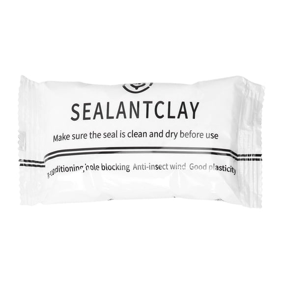 20G Waterproof Sealant Mastic, Moldable Quick-Drying Repair Clay for Wall Hole, Pipe Leak, Ac Duct, Window Crack, White