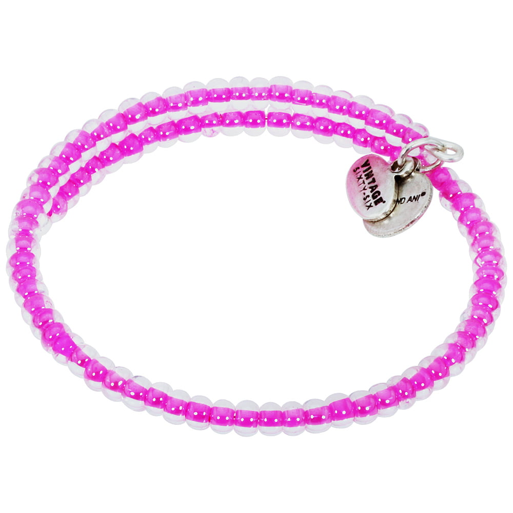 Bubblegum Pink Alex and Ani Color Palette Wrap Bracelet
