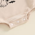 thumbnail image 5 of Newborn Baby Boy Girl Halloween Outfit Ghost Sweatshirt Romper Oversized Bubble Bodysuit Infant Baby First Halloween Cute Clothes, 5 of 7