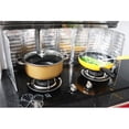 thumbnail image 4 of Bearachild Cubierta antisalpicaduras Deflector envolvente Cubiertas de estufa antiadherentes Divisor Accesorios de cocina Protectores contra Utensilios de cocina, 4 of 6