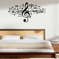 thumbnail image 2 of Unique Stylish Music Note Wall Sticker Decal Bedroom Home Decorative DIY Sticker Decoration, 2 of 9