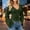 Army Green, variant on Women Solid Long Sleeve V Neck Tops Flared Sleeve Slim Base Layer for Winter Fashion Casual Daily Layering