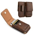 thumbnail image 1 of Vertical Holster Dual Card Slot Magnetic Lock Pouch for 6.5 in Phones, 1 of 7